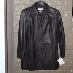NWT Preston & York Genuine Leather Jacket